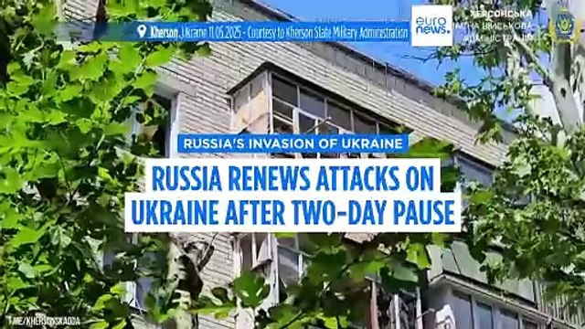 Russian drones strike frontline Ukrainian villages