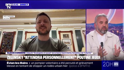 Paix en Ukraine: pour Alexis Corbière, député "écologiste et social", Volodymyr Zelensky "prend la main"