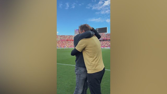 FC Barcelona complete celebration after beating Real Madrid in El Clasico