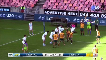 LOS PUMITAS CAEN ANTE AUSTRALIA EN UN VIBRANTE PARTIDO DEL RUGBY CHAMPIONSHIP M20 - MH SPORTS