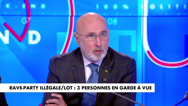 Pour Bertrand Cavallier, la rave party illégale dans le Lot est «un problème de société»