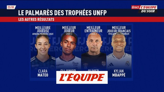 Le palmarès 2024-2025 - Foot - Trophées UNFP