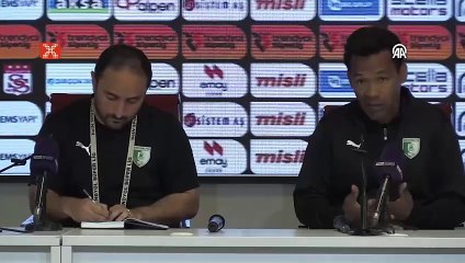 Morais: "3 puanı alabilirdik ama olmadı"