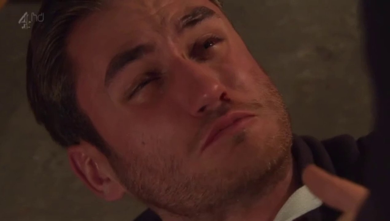 Hollyoaks Joe Roscoe Punches Freddie Roscoe 23rd May 2014