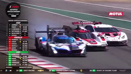 IMSA 2025 Laguna Seca Race Final Lap Drama Vanthoor Tandy Collision