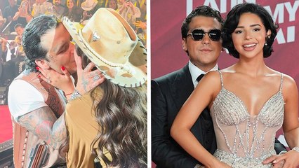 Nodal y Ángela Aguilar triunfan en Hermosillo y celebran con beso su casi primer año de casados