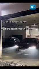 Erzurum Valisi'nin oğlunun paylaştığı "çakarlı araç" videosu