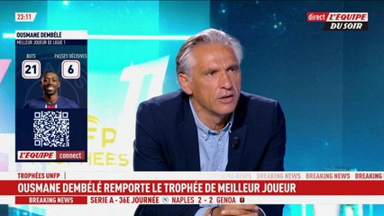Ousmane Dembélé meilleur joueur de L1 : Mérité ou pas ? - L'Équipe du Soir - extrait