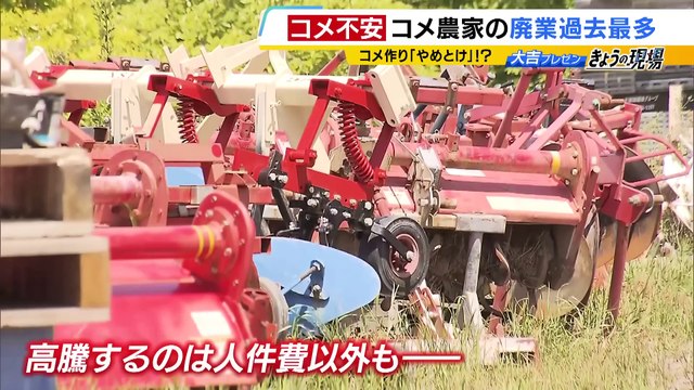 「収穫量上げろと言われても今が限界」苦しむコメ農家の実情　“コメ不足”と言われる現状に歯がゆい思い　６０歳以上が「約９割」の現実も【解説】（2025年5月8日）
