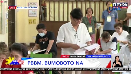 PBBM at kaniyang inang si Imelda Marcos, bumoboto na | Eleksyon 2025