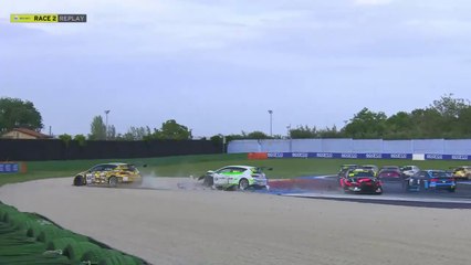 TCR Italy DSG 2025 Misano Race 2 Start Big Crash