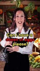 A dozen of eggs🤔 #englishlanguage #ingles #english