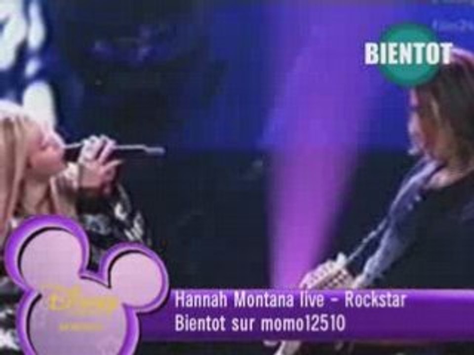 Promo Bientot RockStar music video - Hannah Montana BOBW
