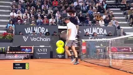 Alcaraz brushes Djere aside to reach Rome Round of 16 for first time