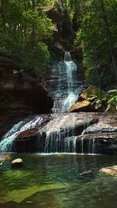 beautiful waterfall 🤩💖