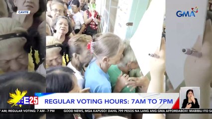 Regular voting hours - 7AM to 7PM | Eleksyon 2025
