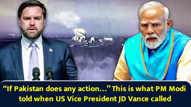 “If Pakistan does any action…” This is what PM Modi told when US Vice President JD Vance called