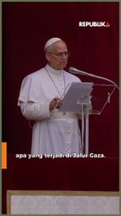Paus Leo Serukan Gencatan Senjata di Gaza