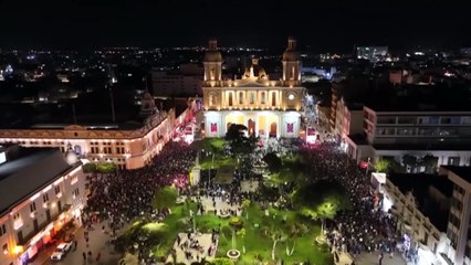 Pope Leo XIV uses his first Sunday address to call for peace
