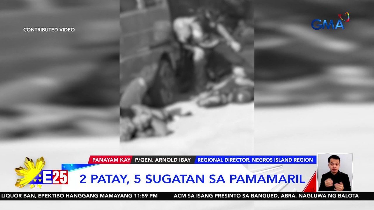 2 patay, 5 sugatan sa pamamaril sa Silay, Negros Occidental | Eleksyon 2025