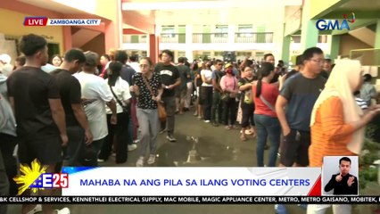Mahaba na ang pila sa ilang voting centers | Eleksyon 2025