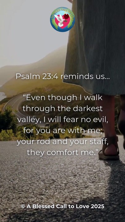 Word of God Psalm 23:4 Scripture Video
