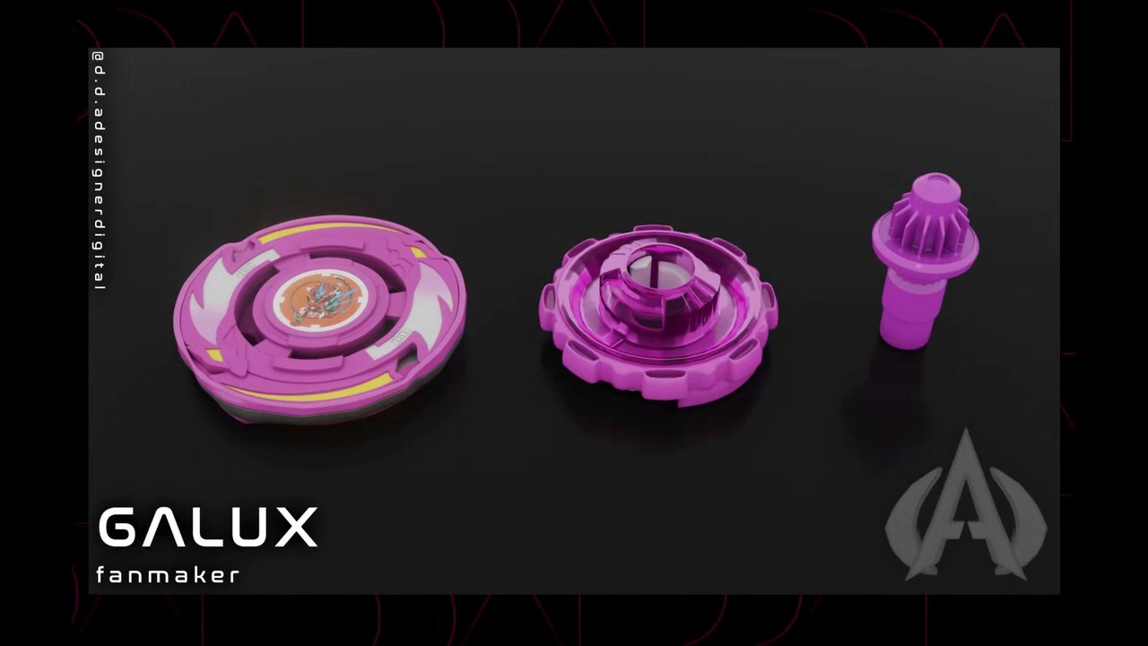 SpeedModeling | Galux Beyblade X | Blender 3D #speedmodeling #beybladex
