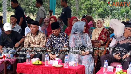 WELLY SUHERY BUPATI TERPILIH PSU PASAMAN 2025 HADIRI SILATURAHMI WARGA PADANG SARAI