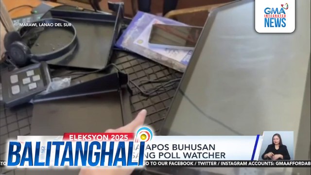 ACM, nasira matapos buhusan ng tubig ng isang poll watcher | Balitanghali