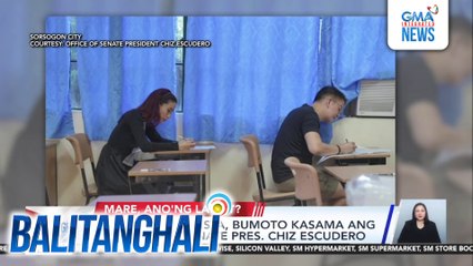 Heart Evangelista, bumoto kasama ang asawang si Senate Pres. Chiz Escudero | Balitanghali