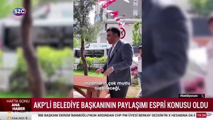 AKP'li Belediye başkanının paylaşımı espri konusu oldu