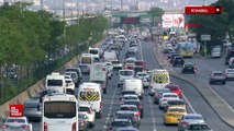 İstanbul'da trafik yoğunluğu yüzde 63