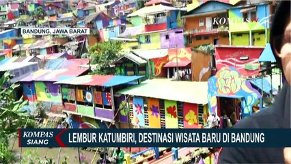 Warga Serbu Lokasi Wisata Lembur Katumbiri, Spot Foto Rumah Warna-Warni Jadi Daya Tarik