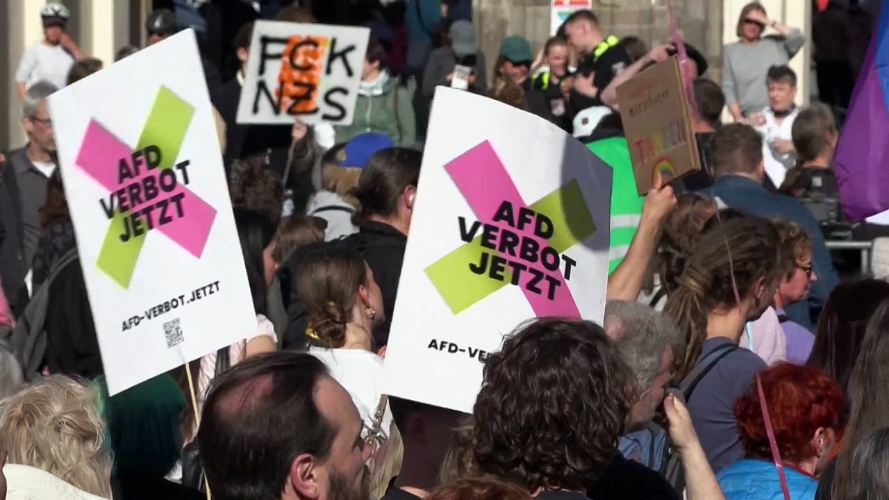 Bundesweit Demonstrationen für ein AfD-Verbotsverfahren