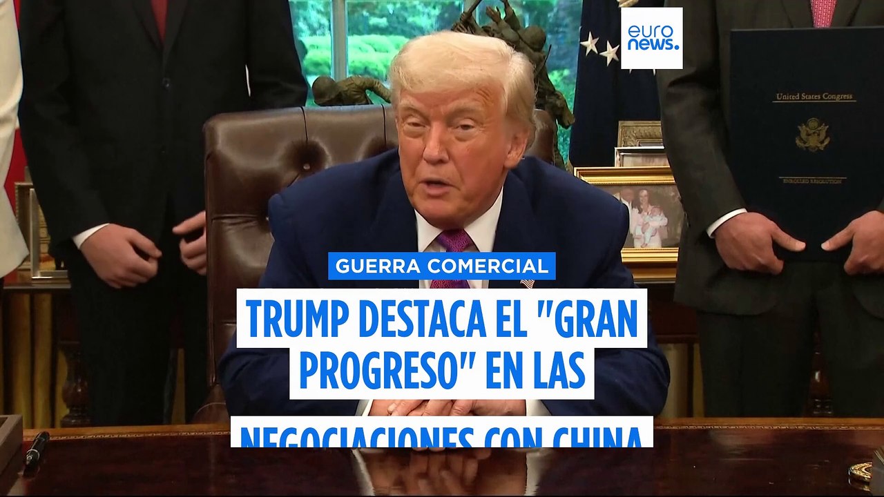 Trump destaca el "gran progreso" en las negociaciones con China mientras Pekín guarda silencio