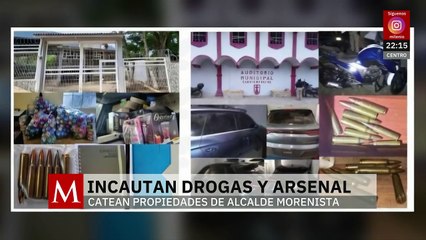 Escándalo en Cuautempan: hallan arsenal y droga en terrenos del alcalde