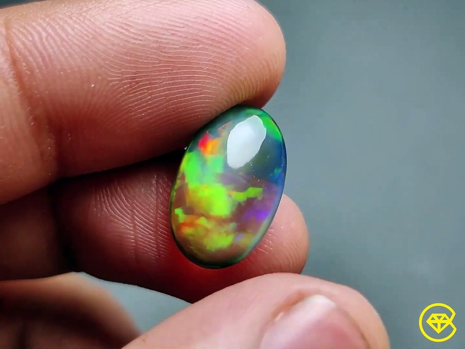 Ethiopian Black Opal: Nature’s Fiery Canvas