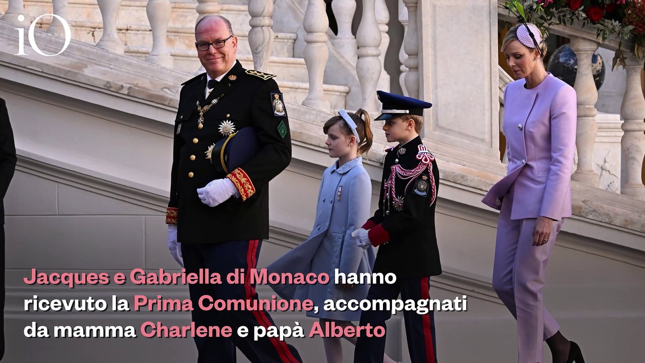 Jacques e Gabriella di Monaco: la Prima Comunione dei gemellini royal