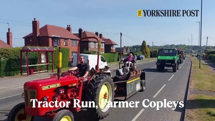 Tractor Run at Farmer Copley's in Pontefract