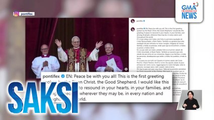 Pope Leo xiv, kapayapaan pa rin ang mensahe sa kanyang unang Instagram post | Saksi