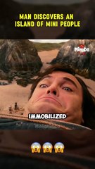 This man discovers an island of mini people 🤯 @viral @shorts @movies @recap