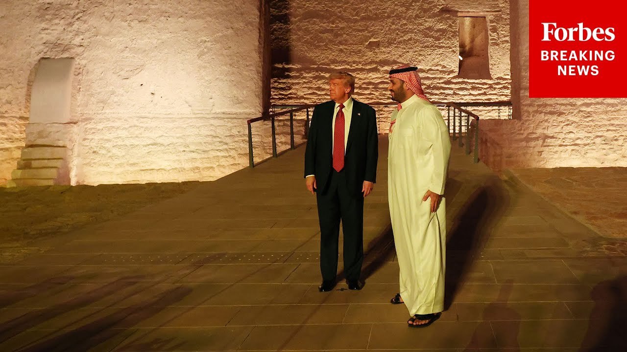 President Trump And His Team Attend Saudi Arabia State Dinner In Riyadh, Saudi Arabia