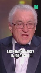 El aplaudido discurso de Robert De Niro contra Trump: "No podemos quedarnos de brazos cruzados"