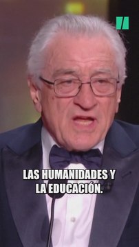 El aplaudido discurso de Robert De Niro contra Trump: No podemos quedarnos de brazos cruzados