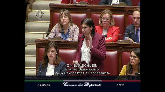 Elly Schlein - Intervento alla Camera dei Deputati (14.05.25)