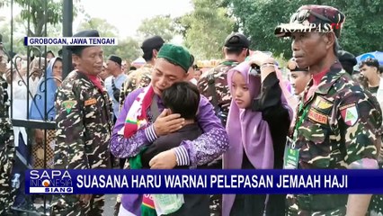 Momen Haru Pelepasan 892 Jemaah Haji Asal Grobogan