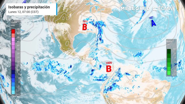Nuevo frente impulsado por masa de aire frío se aproxima al Noroeste de México