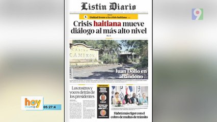 Titulares prensa dominicana lunes 12 de mayo 2025 | Hoy Mismo
