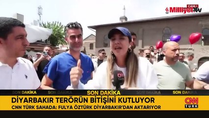 Diyarbakır terörürün bitişini kutluyor! Fulya Öztürk son durumu aktardı
