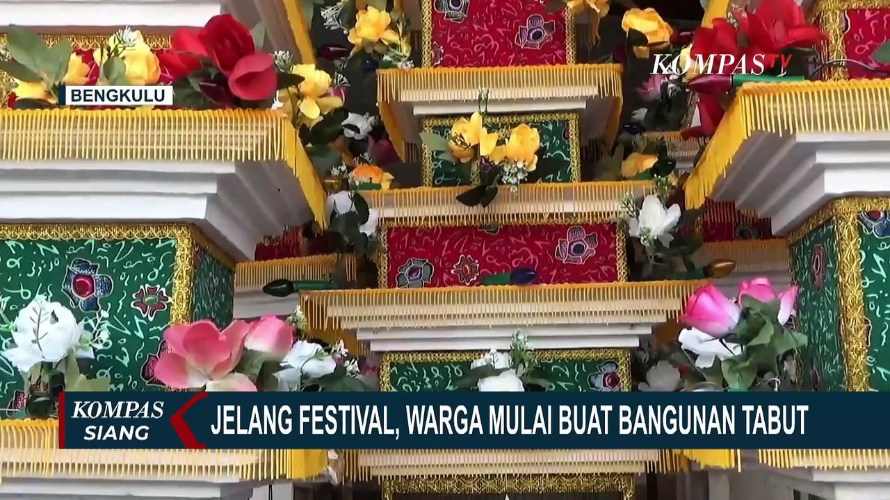 Intip Persiapan Warga Bengkulu Sambut Tahun Baru Islam dengan Festival Tabut
